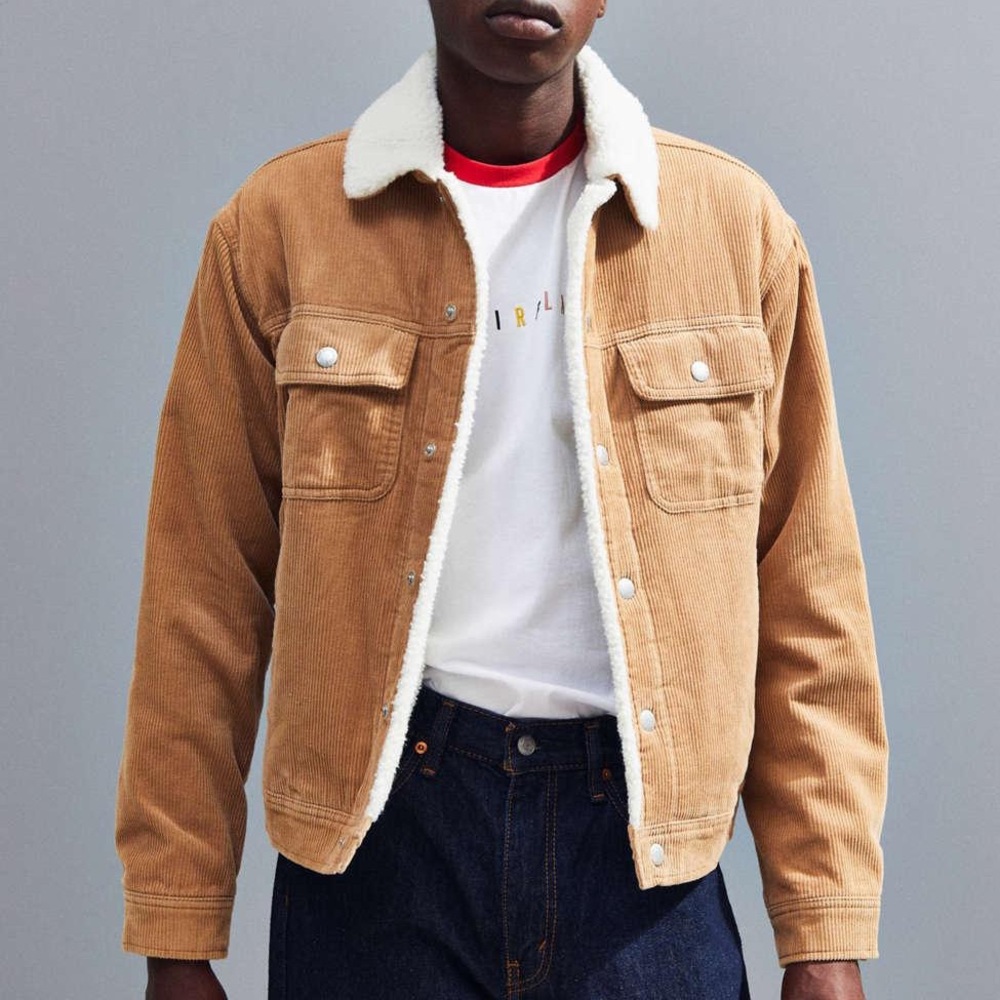 Sherpa lined corduroy BDG jacket